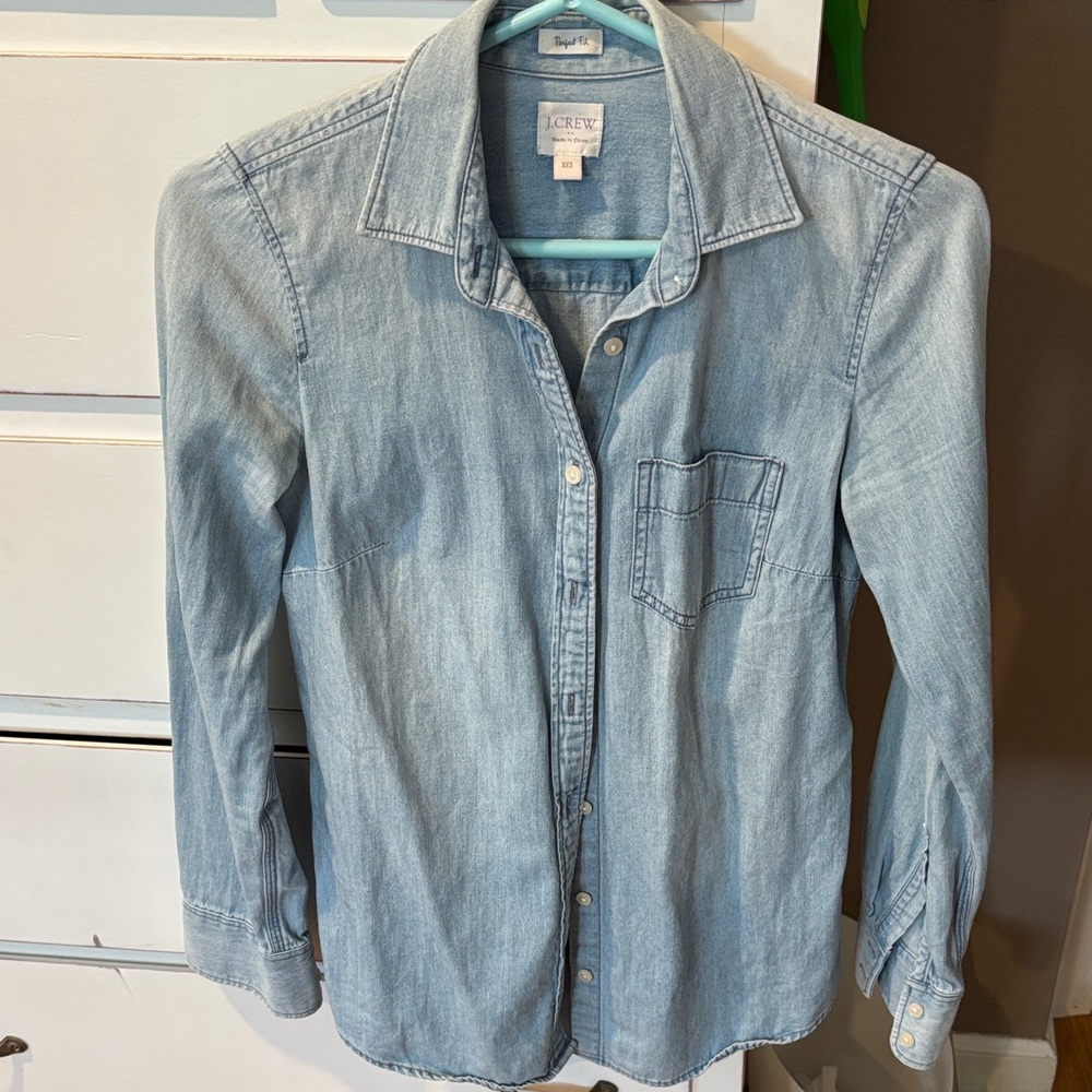 JCrew Perfect Fit Denim Shirt